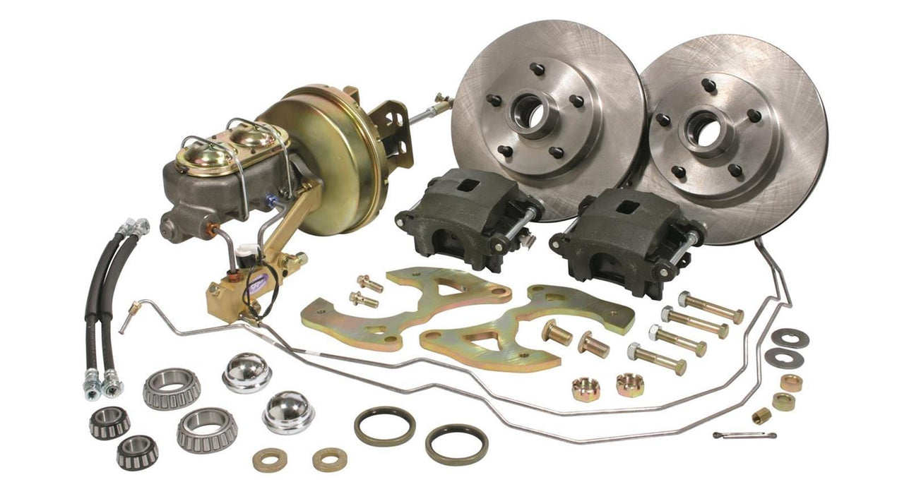 Classic Performance Classic Performance 1955-64 Chevy Fullsize Car Complete Stock Spindle Disc Brake Kits 5557CBK-S-7 Autofit