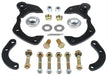 Classic Performance Classic Performance Brake Caliper Mounting Brackets 5558DBK-L Autofit