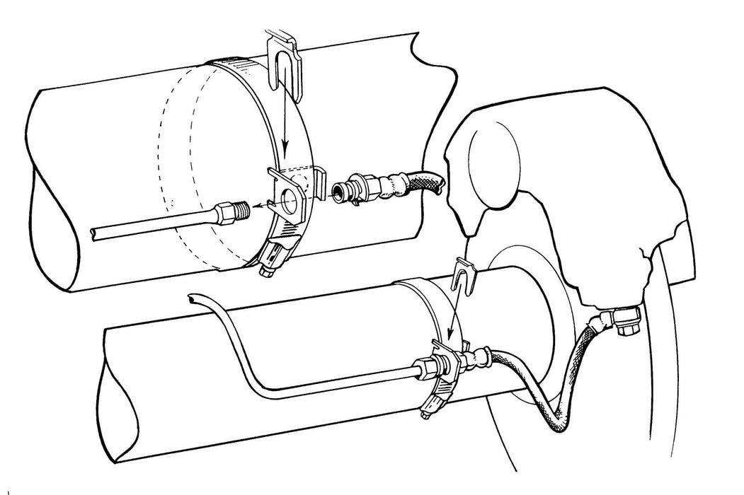 Classic Performance Classic Performance Brake Hoses, Sets RDHK-S Autofit