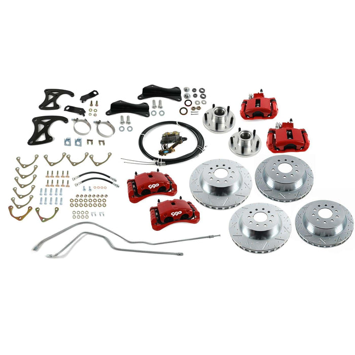 Classic Performance Classic Performance Complete Front and Rear Big Brake Kits 6869FRBK-BB-R Autofit
