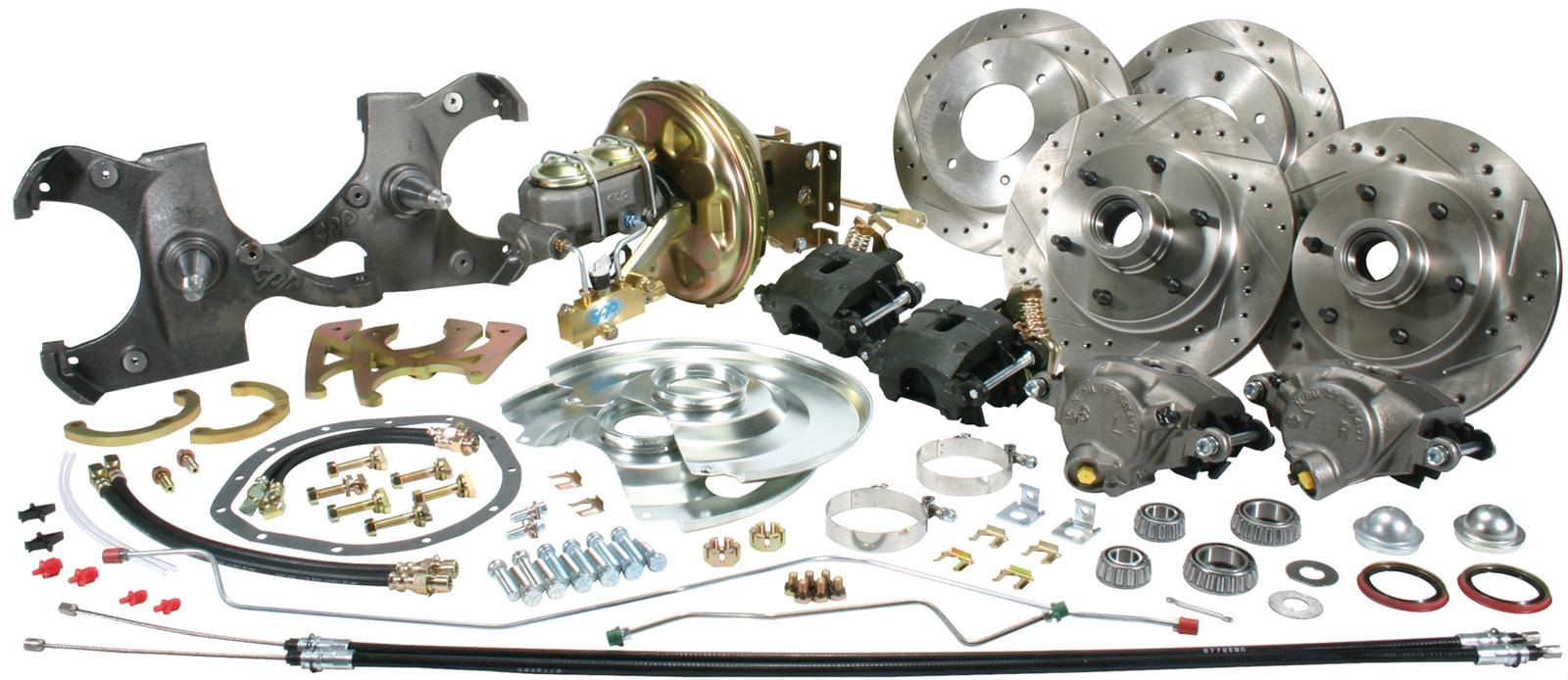 Classic Performance Classic Performance Complete Front and Rear Disc Brake Kits 6366FRBK-5 Autofit