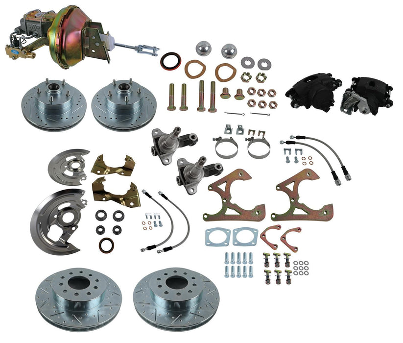 Classic Performance Classic Performance Complete Front and Rear Disc Brake Kits 6474FRBP-9-UG Autofit