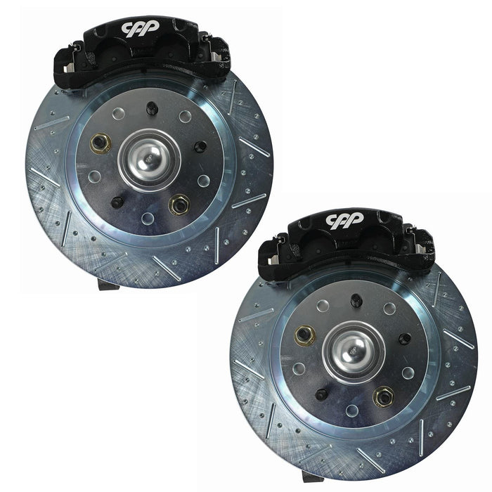 Classic Performance Classic Performance Complete Front and Rear Disc Brake Kits 7387FRBK5-BB Autofit
