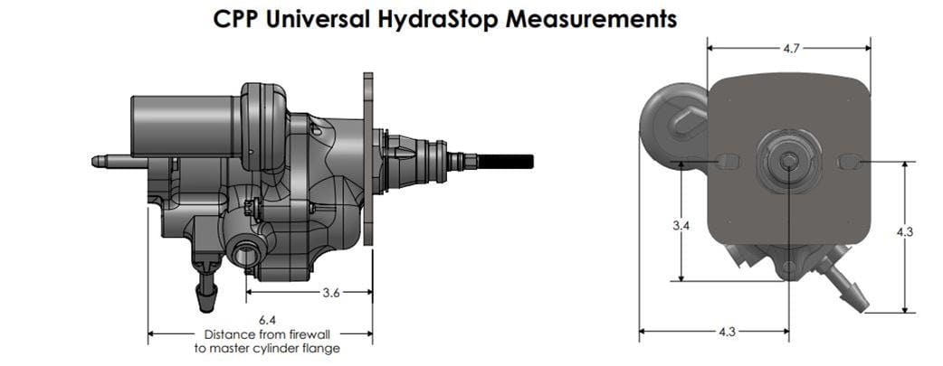 Classic Performance Classic Performance Hydrastop Hydraulic Brake Assist Kits UNIHBK-BSB Autofit