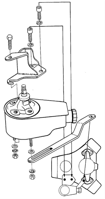Classic Performance Classic Performance Power Steering Pump Mounting Brackets PS808 Autofit