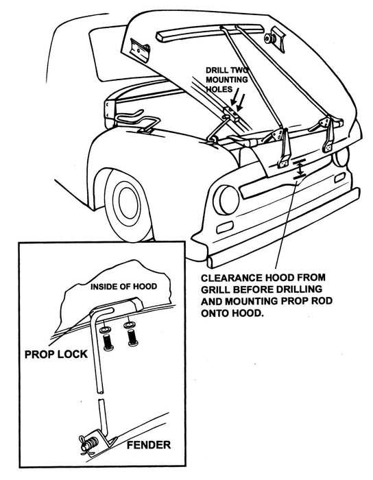 Classic Performance Classic Performance Tilt Hood Kits 5356MMB-P Autofit
