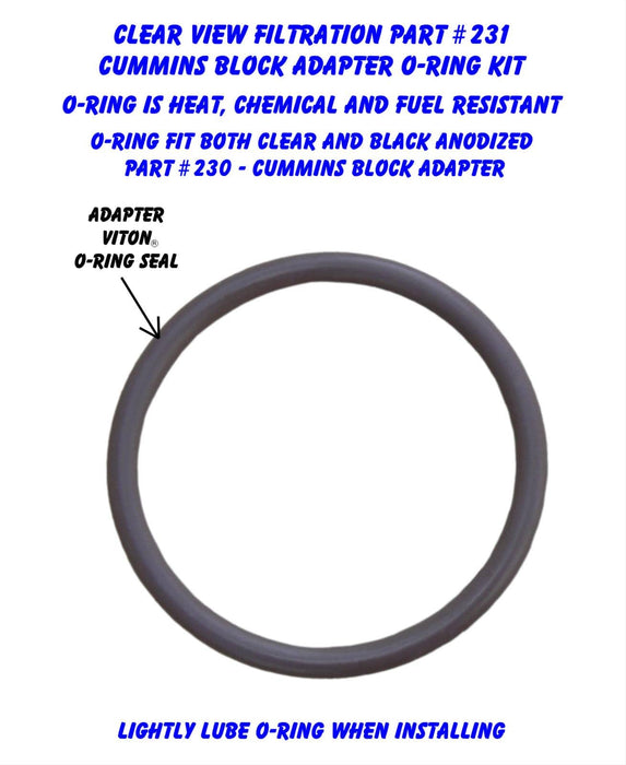 Clear View Filtration Clear View Filtration O-Rings 231 Autofit