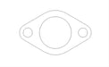 Cometic Cometic Exhaust Flange and Donut Gaskets C4355-064 Autofit