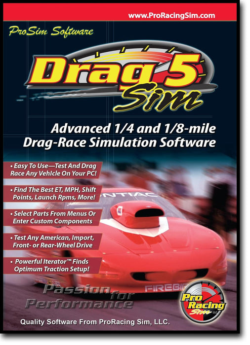COMP Cams COMP Cams DragSim5 Vehicle Simulators 181601 Autofit