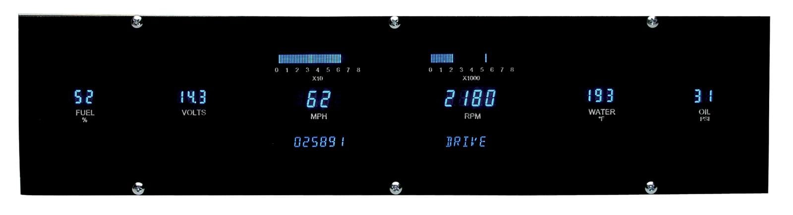 Dakota Digital Dakota Digital Designer Series Gauge Kits VFD3-1001-L-Z Autofit