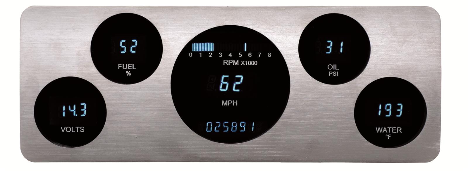 Dakota Digital Dakota Digital Direct-Fit Gauge Kits VFD3-40C-PU-Z Autofit