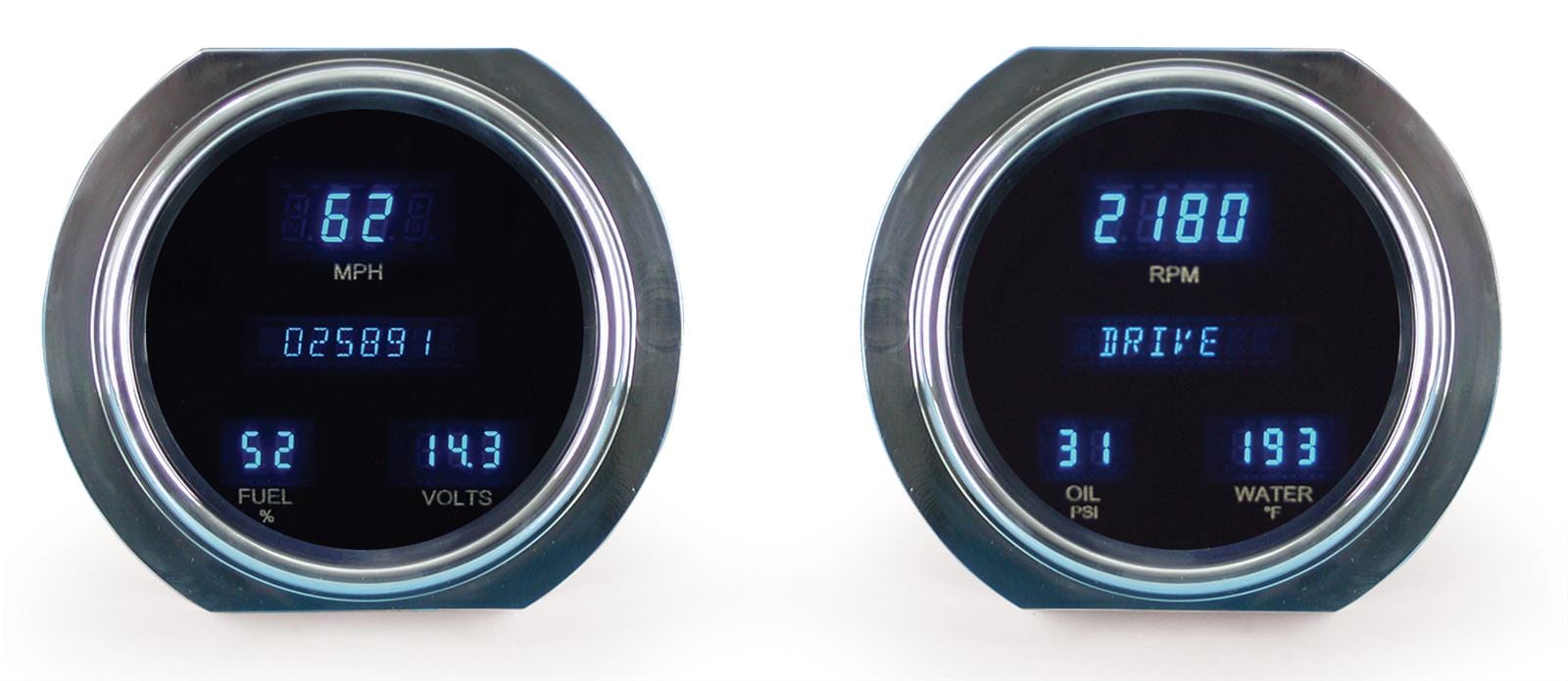Dakota Digital Dakota Digital Direct-Fit Gauge Kits VFD3-51F-PU-B Autofit