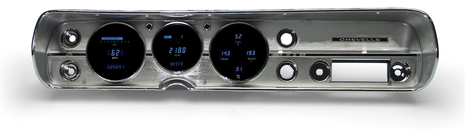 Dakota Digital Dakota Digital Direct-Fit Gauge Kits VFD3-64C-CVL-B Autofit