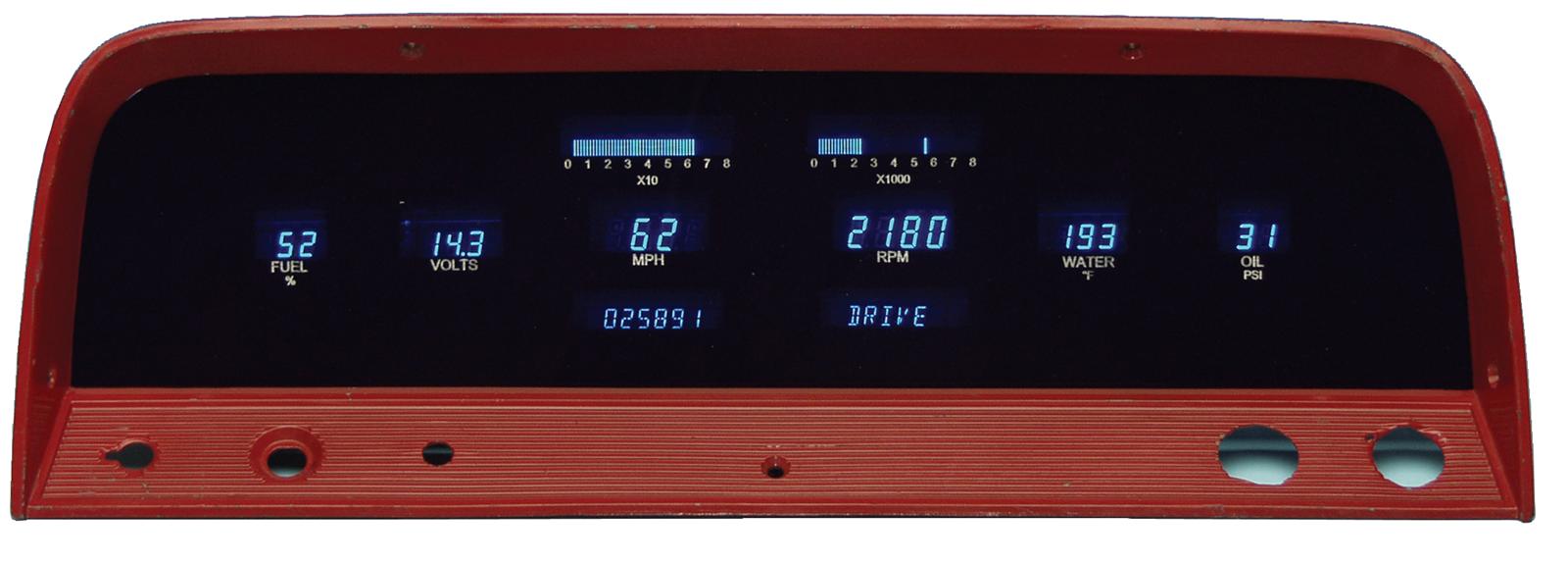 Dakota Digital Dakota Digital Direct-Fit Gauge Kits VFD3-64C-PU-Z Autofit