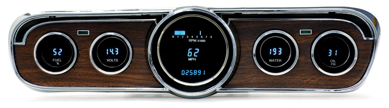 Dakota Digital Dakota Digital Direct-Fit Gauge Kits VFD3-65M-W-Z Autofit