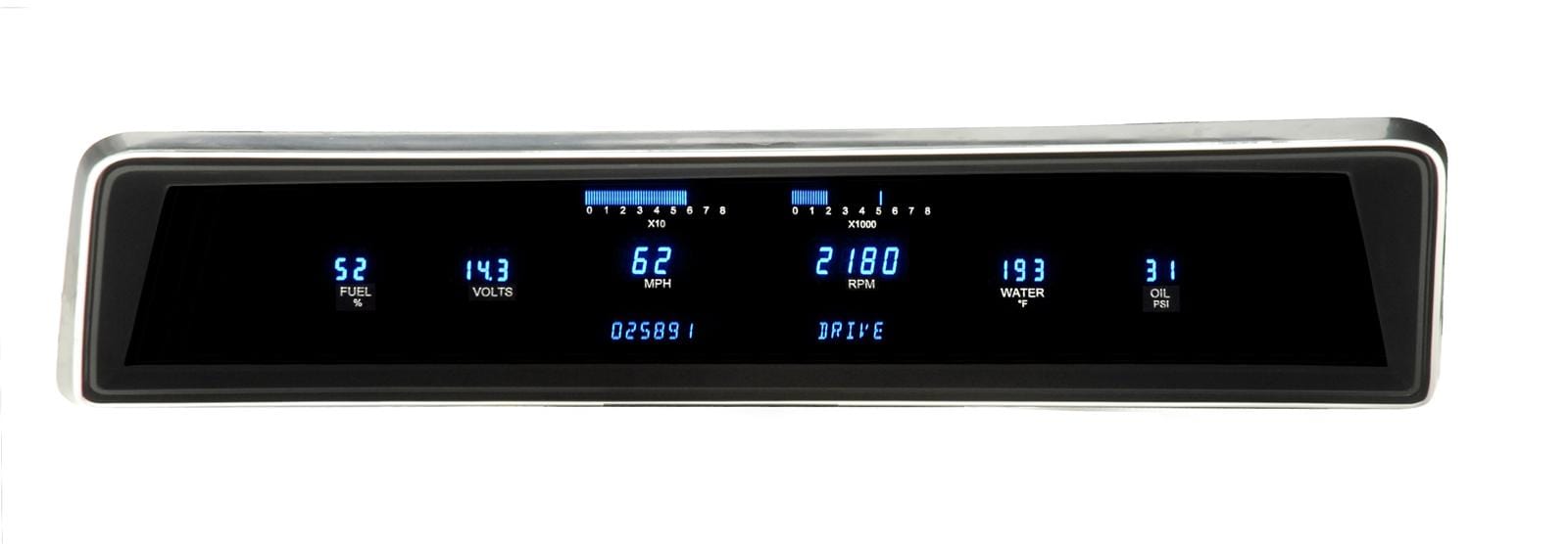 Dakota Digital Dakota Digital Direct-Fit Gauge Kits VFD3-66C-NOV-NT Autofit