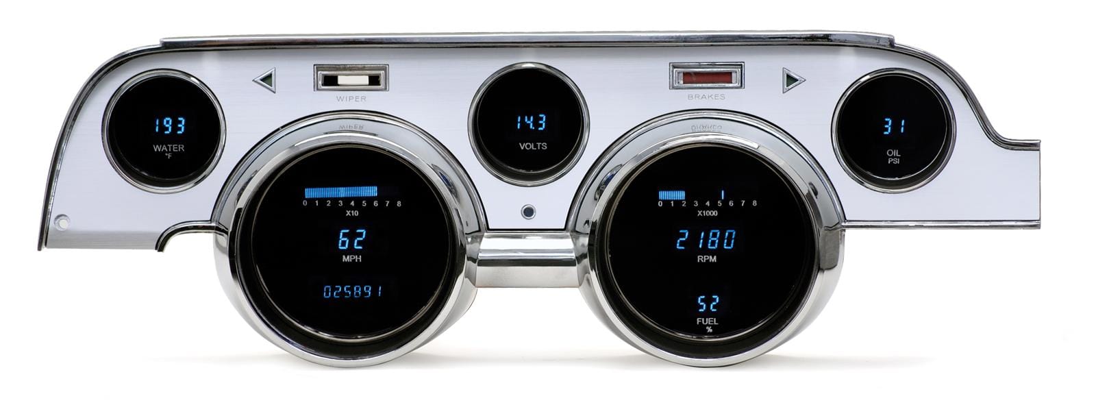 Dakota Digital Dakota Digital Direct-Fit Gauge Kits VFD3-67M-A-B Autofit