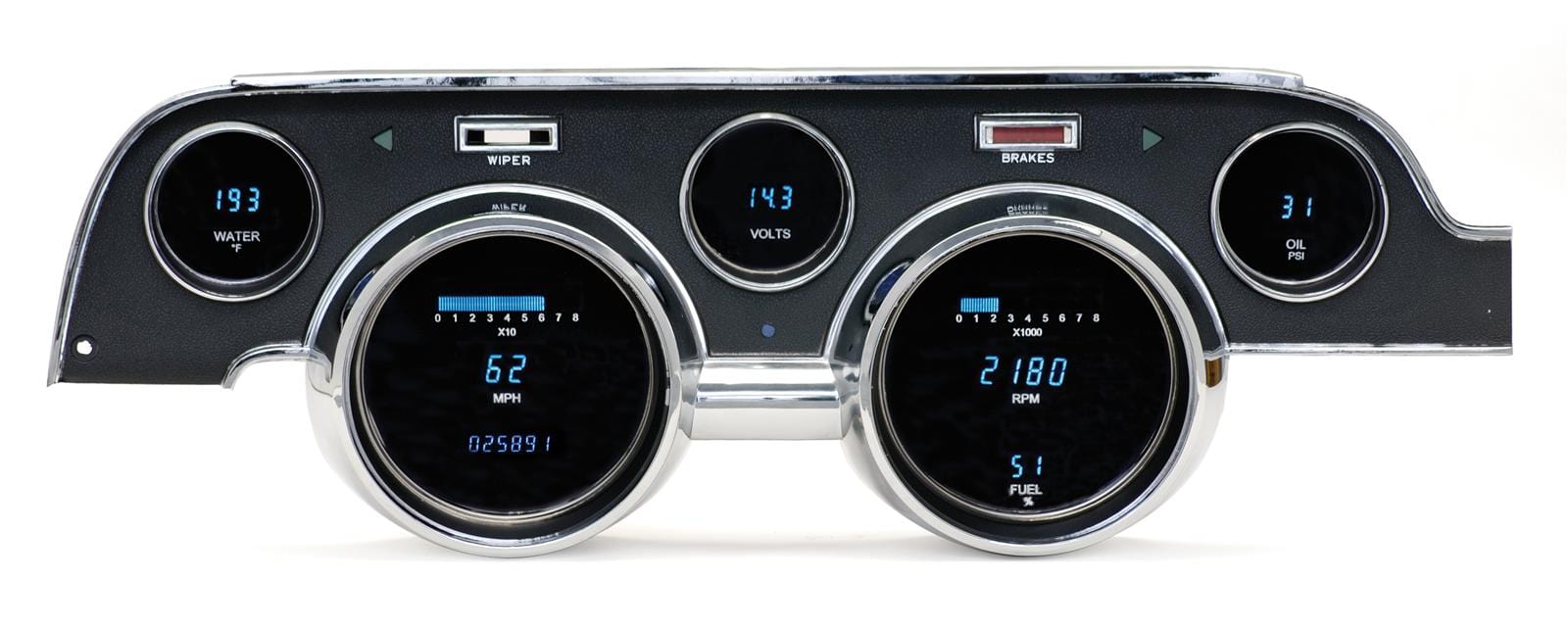 Dakota Digital Dakota Digital Direct-Fit Gauge Kits VFD3-67M-T Autofit