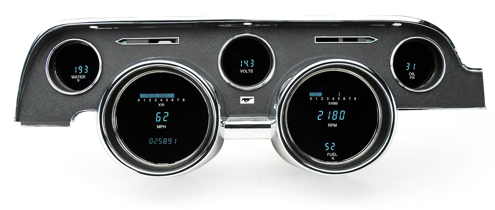 Dakota Digital Dakota Digital Direct-Fit Gauge Kits VFD3-68M-B Autofit
