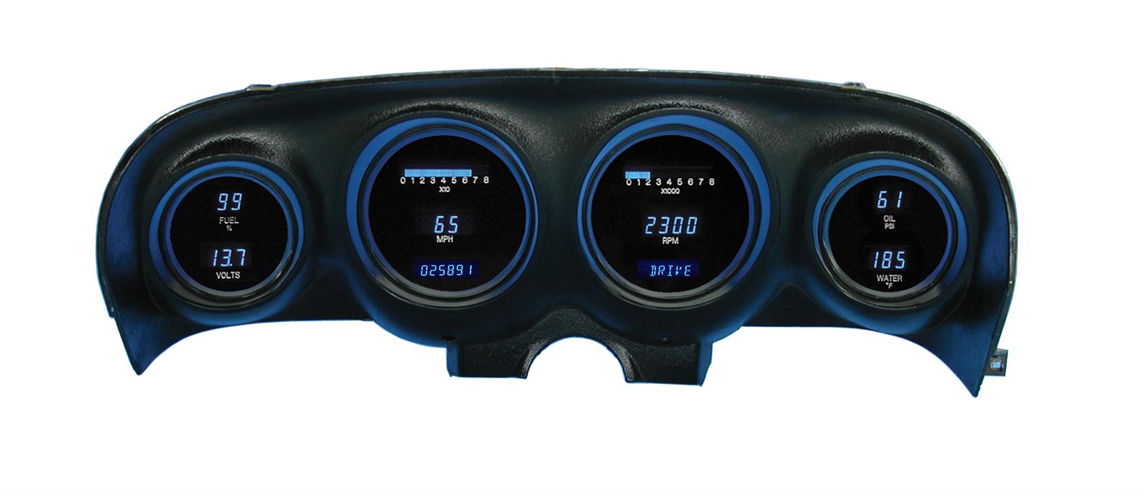 Dakota Digital Dakota Digital Direct-Fit Gauge Kits VFD3-69M-Z Autofit