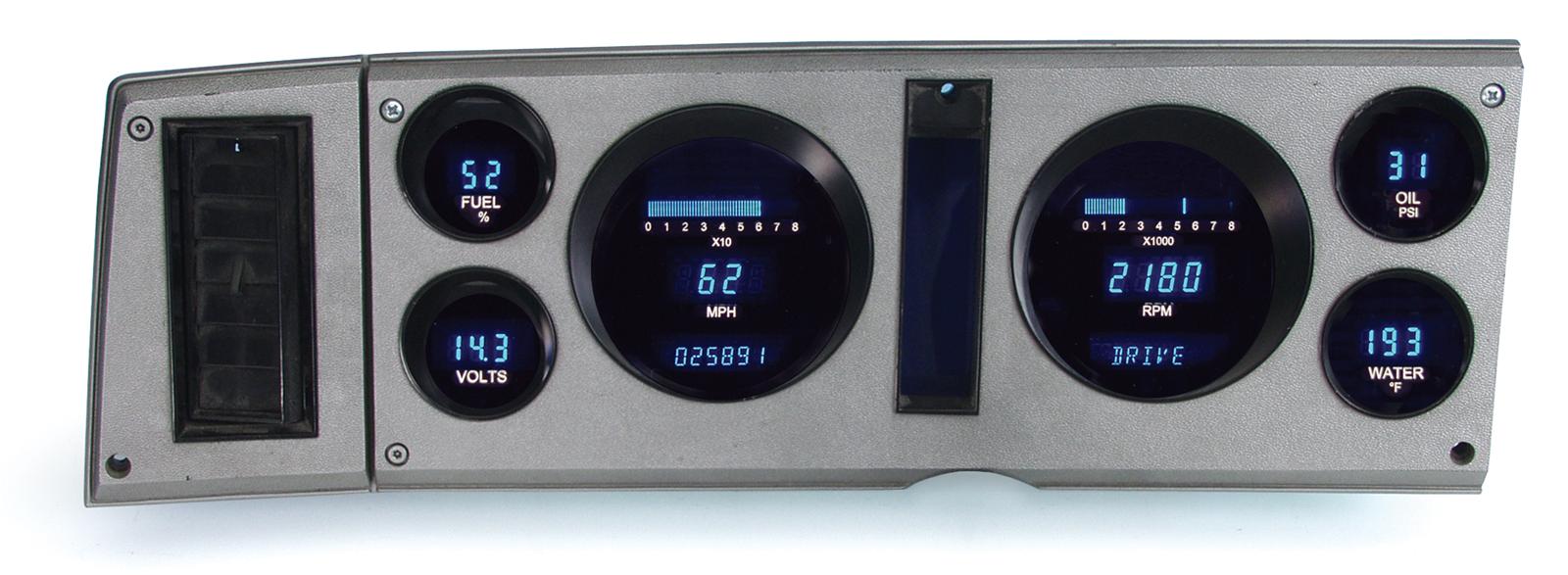 Dakota Digital Dakota Digital Direct-Fit Gauge Kits VFD3-82C-S10-Z Autofit