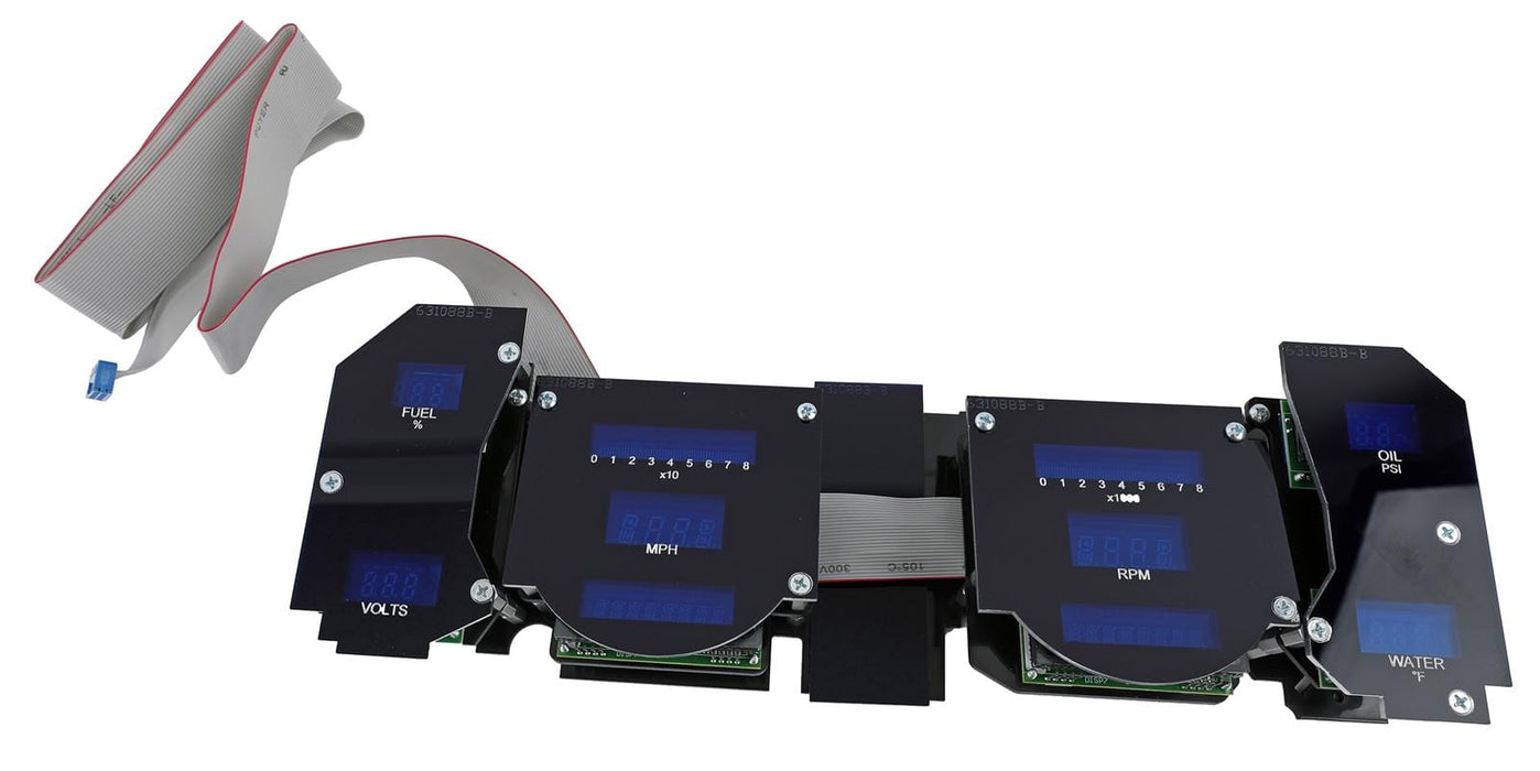 Dakota Digital Dakota Digital Direct-Fit Gauge Kits VFD3-82C-S10-Z Autofit