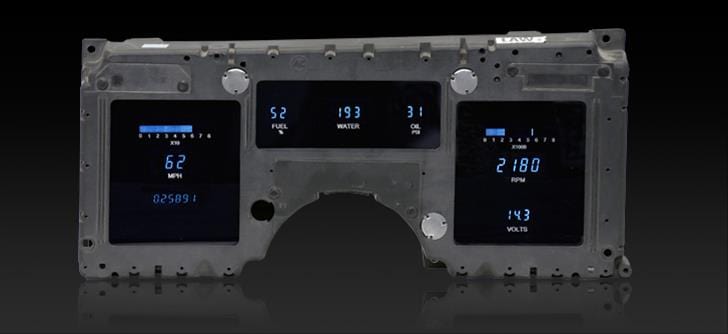 Dakota Digital Dakota Digital Direct-Fit Gauge Kits VFD3-84C-VET-Z Autofit