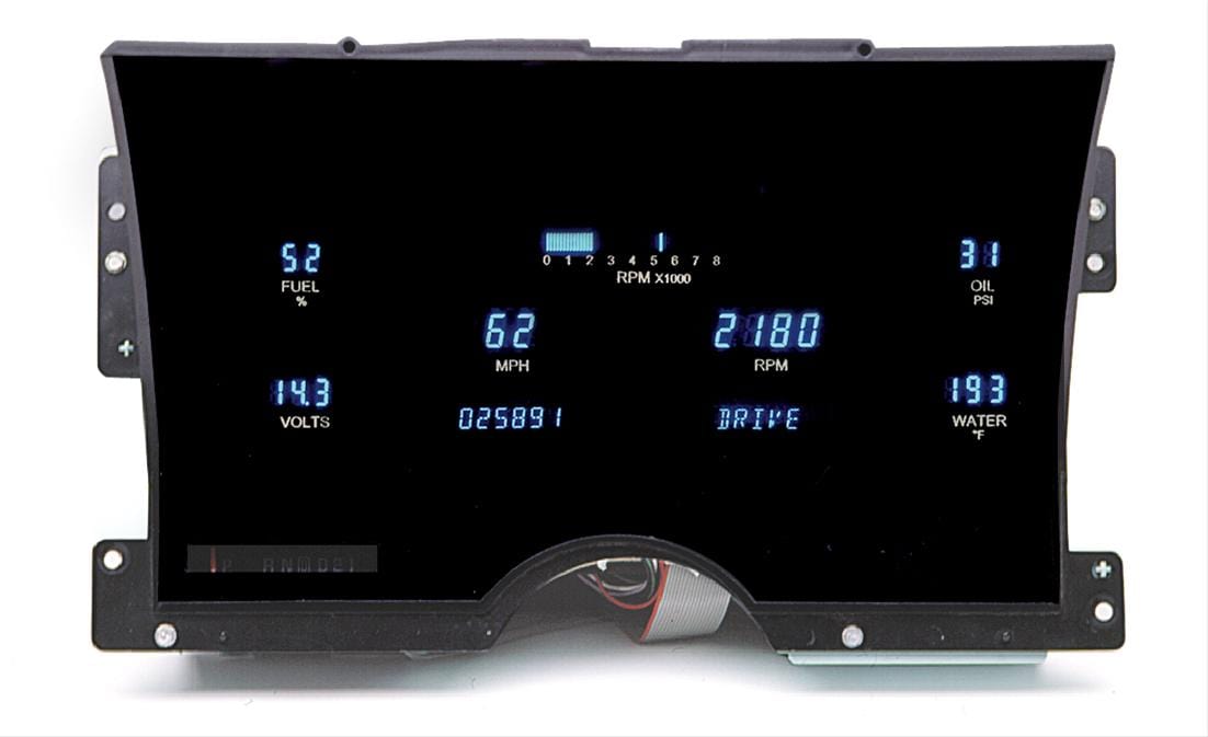 Dakota Digital Dakota Digital Direct-Fit Gauges VFD3-88C-PU-U-Z Autofit