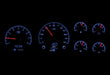 Dakota Digital Dakota Digital Gauge Kits and Instrument Clusters HDX-95C-PU-S Autofit