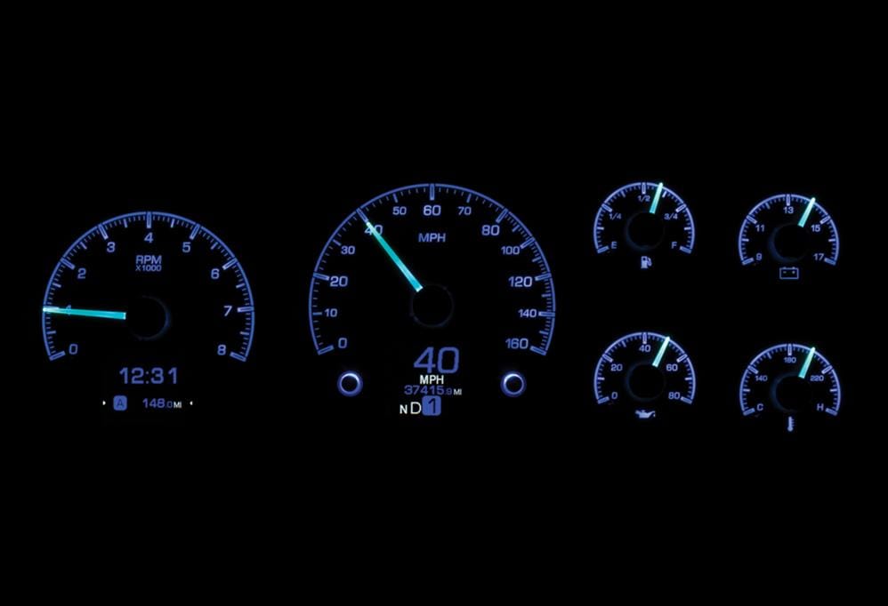Dakota Digital Dakota Digital Gauge Kits and Instrument Clusters HDX-95C-PU-S Autofit