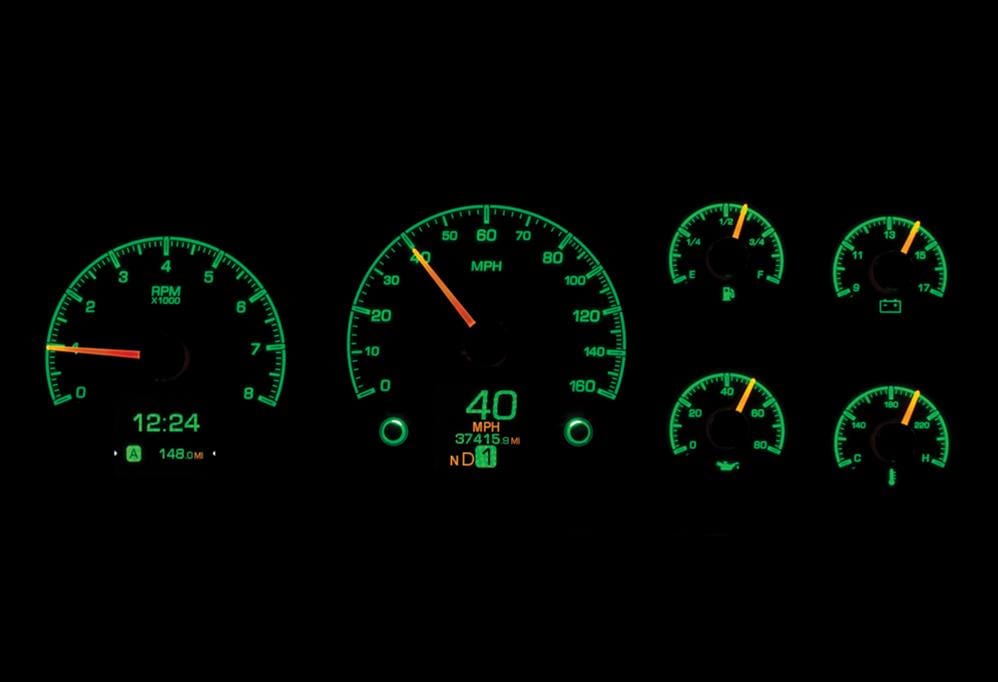 Dakota Digital Dakota Digital Gauge Kits and Instrument Clusters HDX-95C-PU-S Autofit