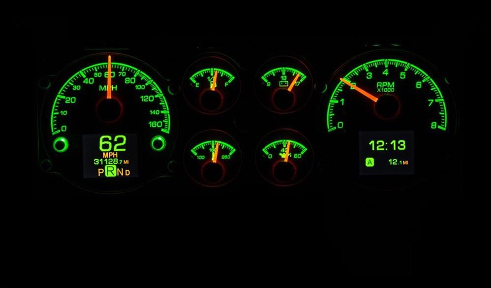 Dakota Digital Dakota Digital Gauge Kits and Instrument Clusters MDX-78C-MC-K Autofit