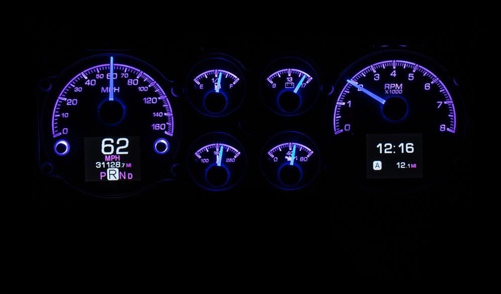 Dakota Digital Dakota Digital Gauge Kits and Instrument Clusters MDX-78C-MC-K Autofit