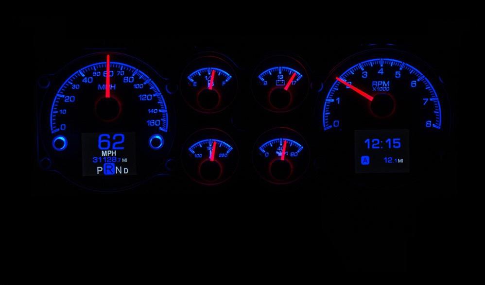 Dakota Digital Dakota Digital Gauge Kits and Instrument Clusters MDX-78C-MC-K Autofit
