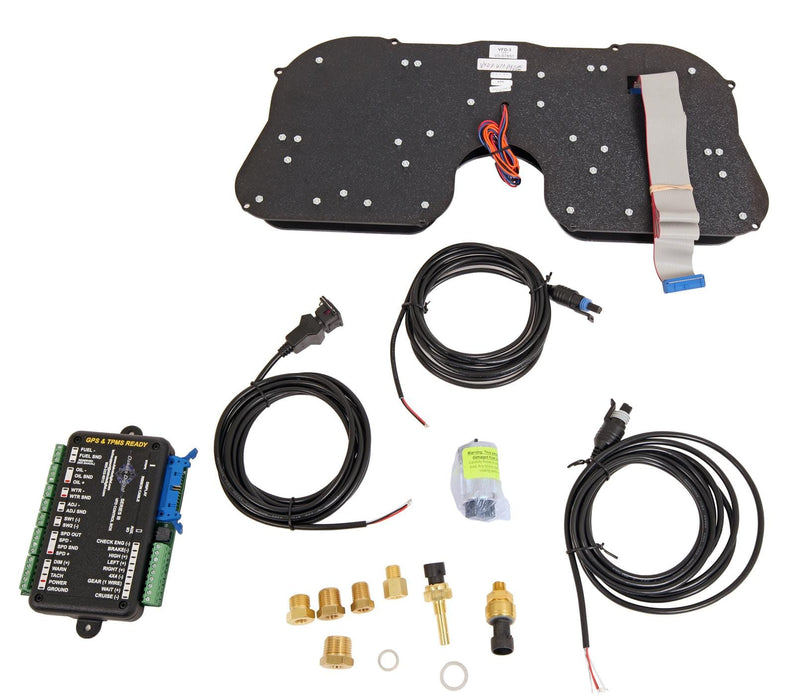 Dakota Digital Dakota Digital Gauge Kits and Instrument Clusters MFD3-67C-PU-CLK-T Autofit