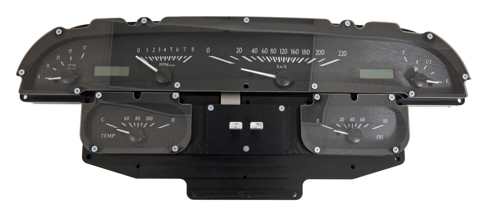 Dakota Digital Dakota Digital Gauge Kits and Instrument Clusters MHX-58C-IMP-K-B Autofit