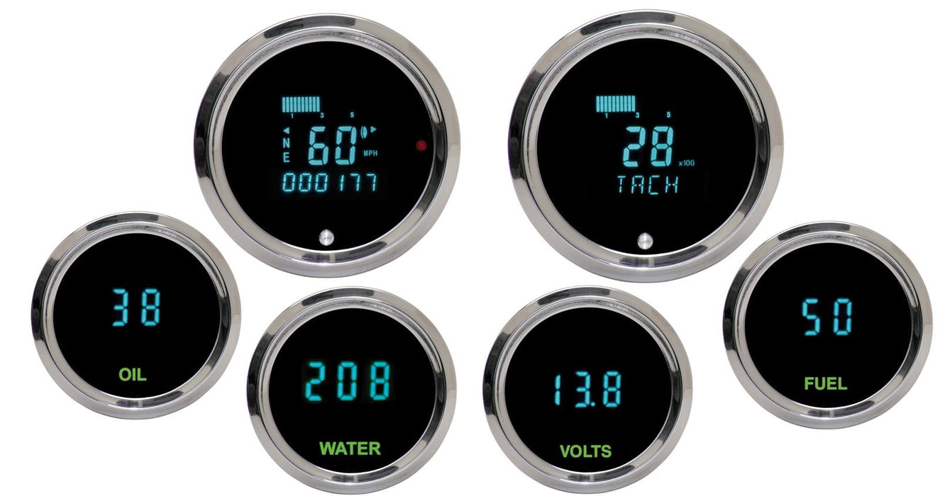 Dakota Digital Dakota Digital Gauge Kits and Instrument Clusters ODYR-60-1-C Autofit