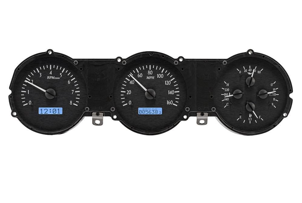Dakota Digital Dakota Digital Gauge Kits and Instrument Clusters VHX-62F-FAR-K-B Autofit