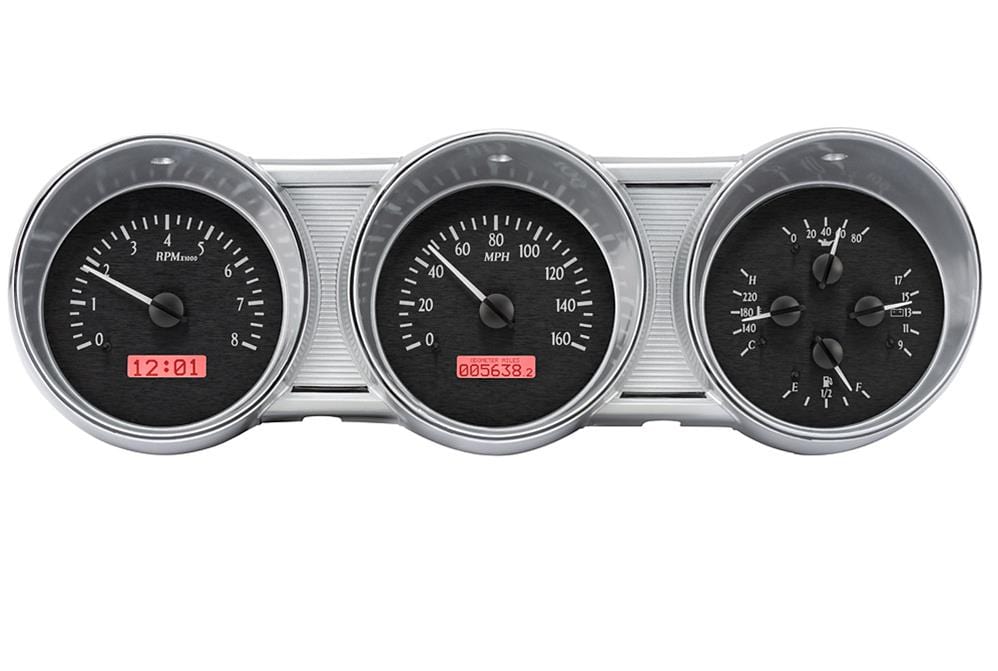 Dakota Digital Dakota Digital Gauge Kits and Instrument Clusters VHX-62F-FAR-K-R Autofit