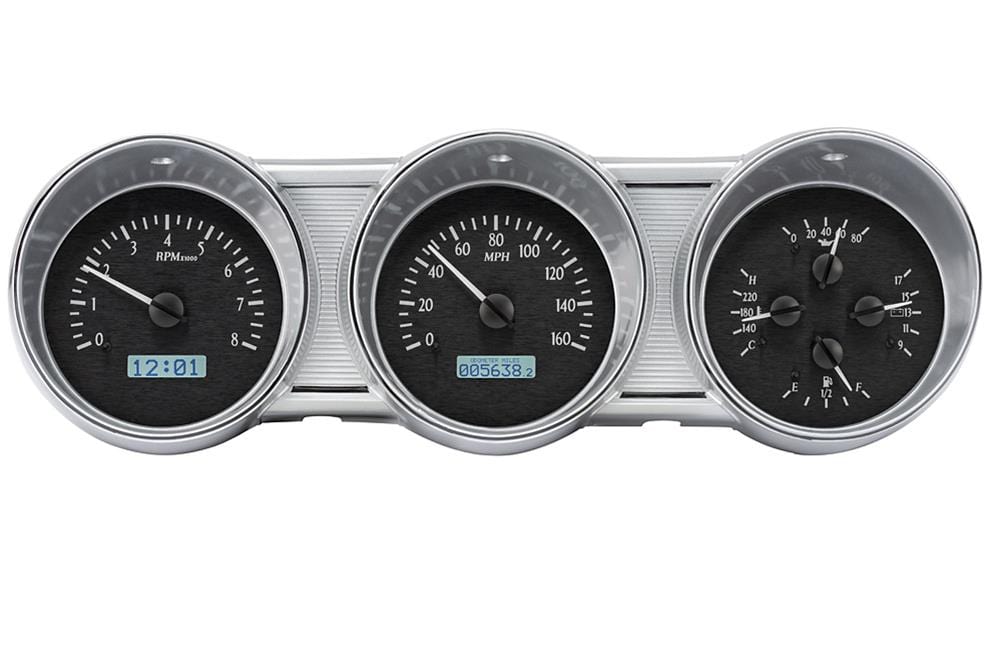 Dakota Digital Dakota Digital Gauge Kits and Instrument Clusters VHX-62F-FAR-K-W Autofit