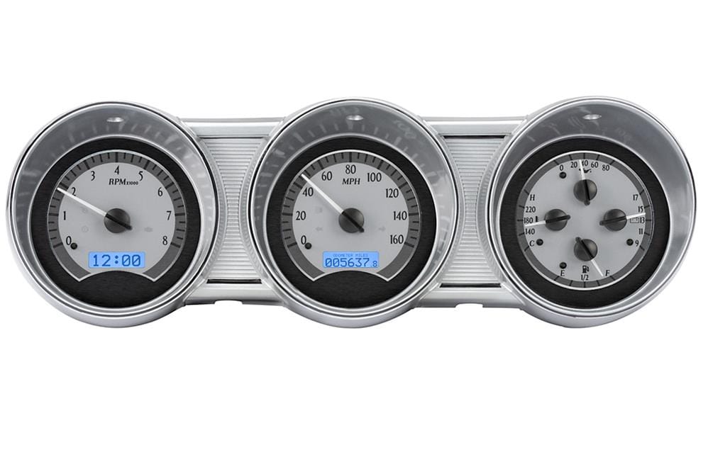 Dakota Digital Dakota Digital Gauge Kits and Instrument Clusters VHX-62F-FAR-S-B Autofit