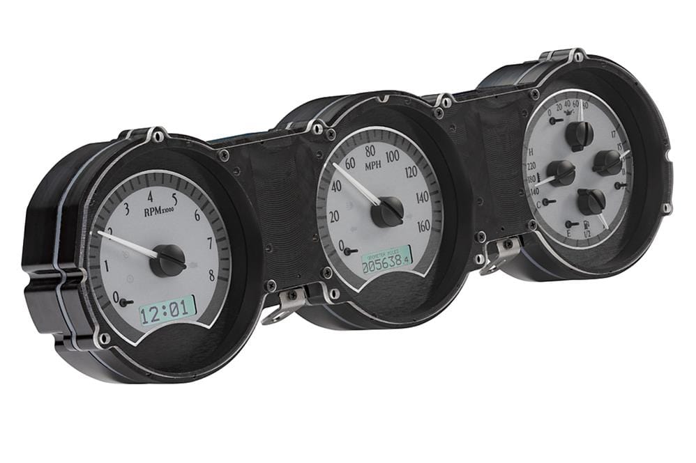 Dakota Digital Dakota Digital Gauge Kits and Instrument Clusters VHX-62F-FAR-S-W Autofit