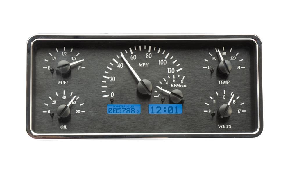Dakota Digital Dakota Digital Gauge Kits and Instrument Clusters VHX-63J-WAG-K-B Autofit