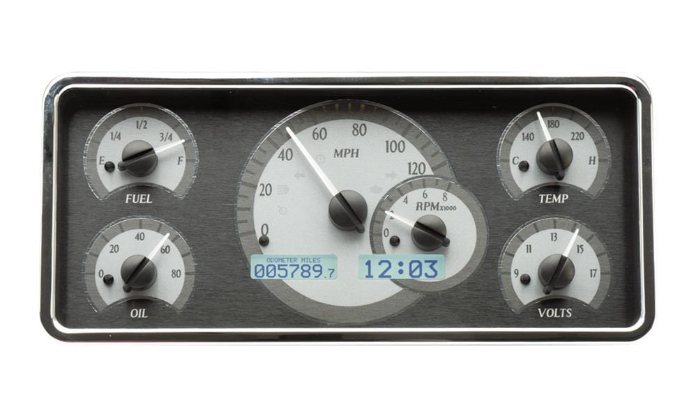Dakota Digital Dakota Digital Gauge Kits and Instrument Clusters VHX-63J-WAG-S-W Autofit