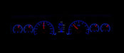 Dakota Digital Dakota Digital Gauges HDX-69C-NOV-S Autofit