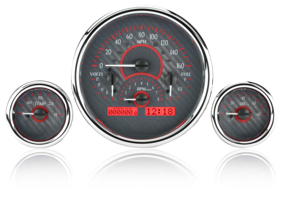 Dakota Digital Dakota Digital Gauges VHX-1013-C-R Autofit