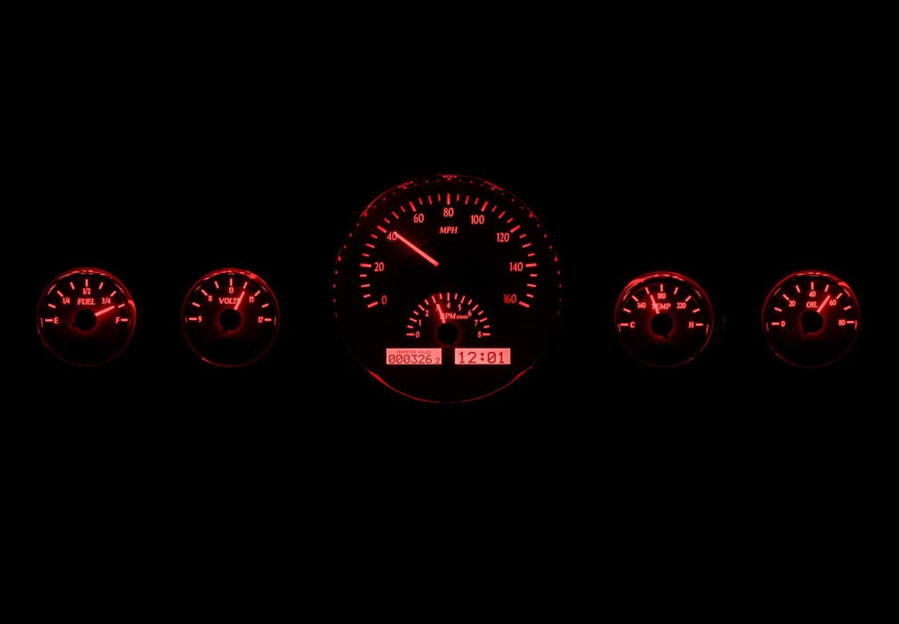 Dakota Digital Dakota Digital Gauges VHX-1015-S-R Autofit