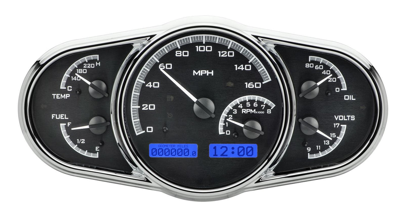 Dakota Digital Dakota Digital Gauges VHX-1016-K-B Autofit