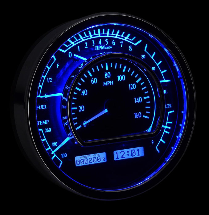 Dakota Digital Dakota Digital Gauges VHX-1021-K-B Autofit