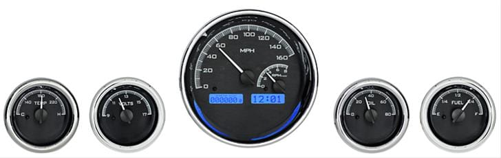 Dakota Digital Dakota Digital Gauges VHX-1022-S-W Autofit